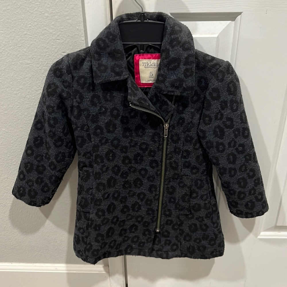 Leopard print coat